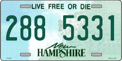 NH license plate 2885331