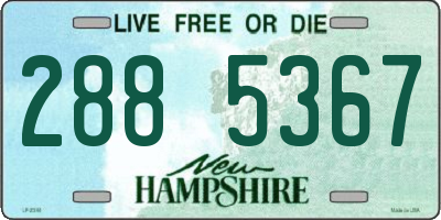 NH license plate 2885367