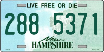NH license plate 2885371