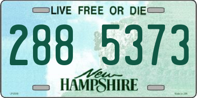NH license plate 2885373