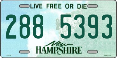 NH license plate 2885393