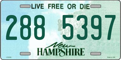 NH license plate 2885397