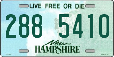 NH license plate 2885410