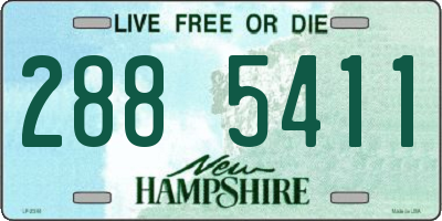 NH license plate 2885411