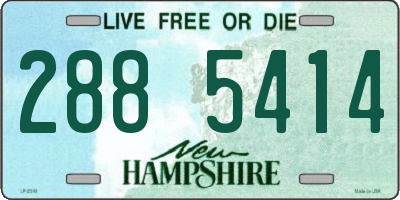 NH license plate 2885414
