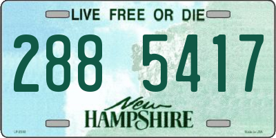NH license plate 2885417