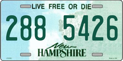 NH license plate 2885426