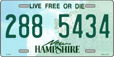 NH license plate 2885434
