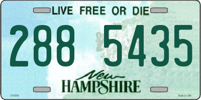 NH license plate 2885435