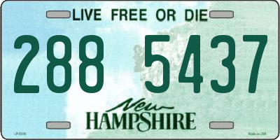 NH license plate 2885437