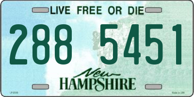 NH license plate 2885451