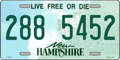 NH license plate 2885452