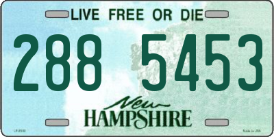 NH license plate 2885453
