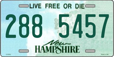 NH license plate 2885457