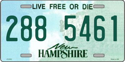 NH license plate 2885461
