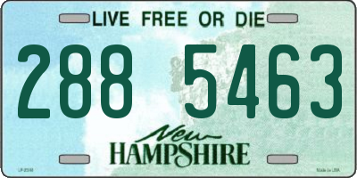 NH license plate 2885463