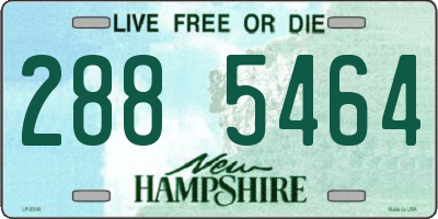 NH license plate 2885464