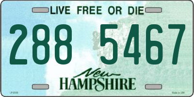 NH license plate 2885467