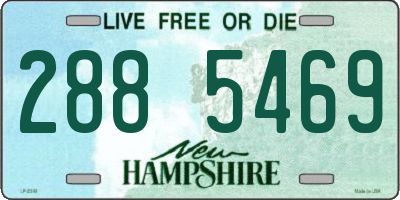 NH license plate 2885469