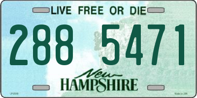 NH license plate 2885471