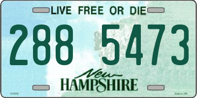 NH license plate 2885473