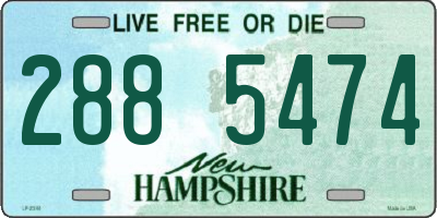 NH license plate 2885474
