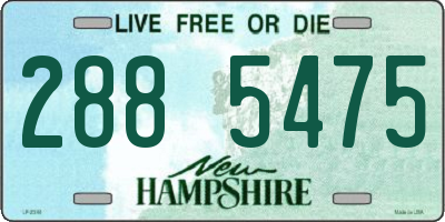 NH license plate 2885475