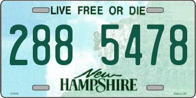 NH license plate 2885478
