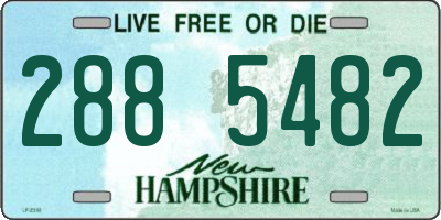 NH license plate 2885482