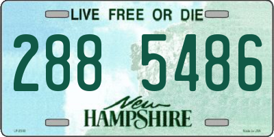 NH license plate 2885486