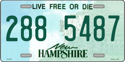 NH license plate 2885487