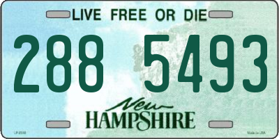 NH license plate 2885493