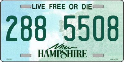NH license plate 2885508
