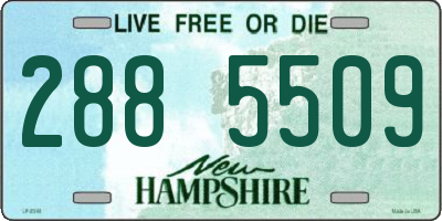 NH license plate 2885509