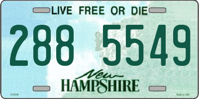 NH license plate 2885549