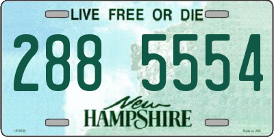 NH license plate 2885554
