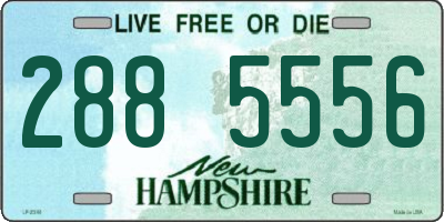 NH license plate 2885556