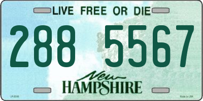 NH license plate 2885567