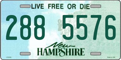 NH license plate 2885576