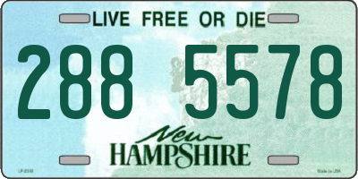 NH license plate 2885578
