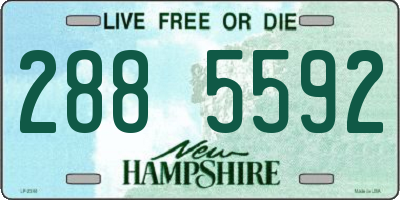 NH license plate 2885592