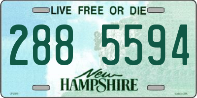 NH license plate 2885594