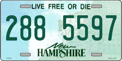 NH license plate 2885597