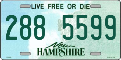 NH license plate 2885599