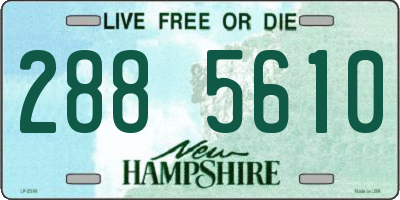NH license plate 2885610