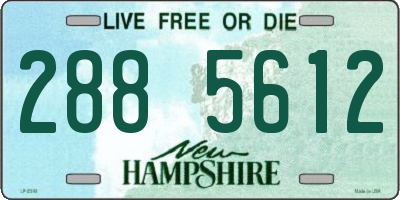 NH license plate 2885612