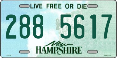 NH license plate 2885617