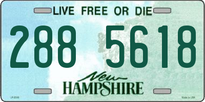 NH license plate 2885618
