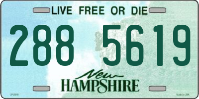 NH license plate 2885619