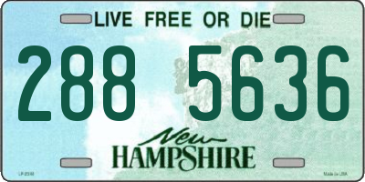 NH license plate 2885636